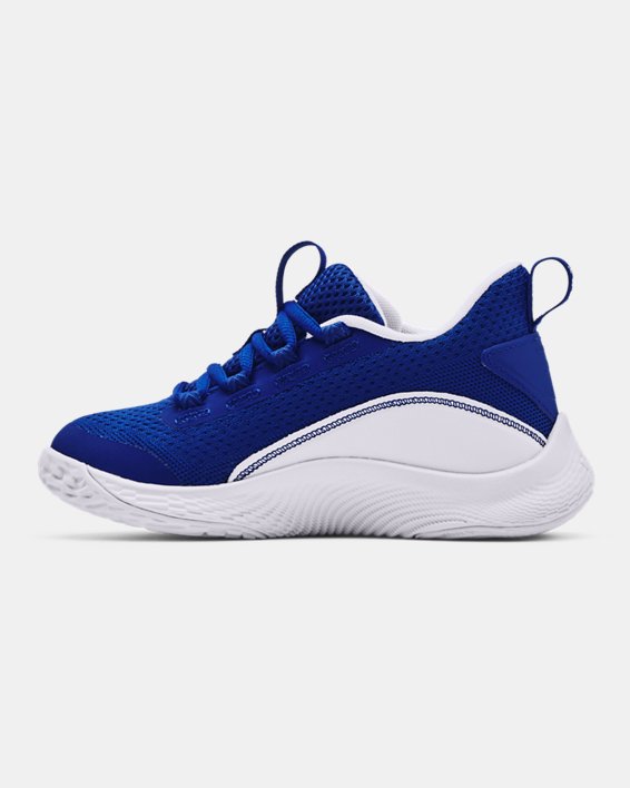 Pre-School Curry 8 Basketball Shoes, Blue, pdpMainDesktop image number 1